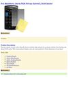  For Blackberry Storm 9530 Privacy Screen LCD Protector KarenDeals