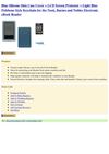  Blue Silicone Skin Case Cover + LCD Screen Protector + Light Blue Fishbone Style Keychain for the Nook Barnes and...