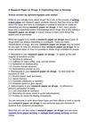 A Research Paper on Drugs: A Captivating Idea to Develop