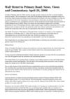 Wall Street to Principal Street: News, Views and Commentary: April 24, 2006