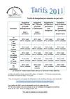 Nos tarifs 2011