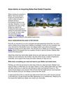 Some Advice on Acquiring Belize Real Estate Properties