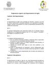 Reglamento Orgánico del Departamento de Inglés