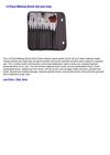 13 Piece Makeup Brush Set and Case