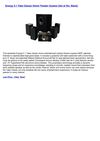 Energy 5.1 Take Classic Home Theater System (Set of Six, Black)