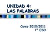 CLASES DE PALABRAS