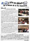 Lettre aux adhérents n°40 - Février 2009
