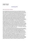 Autobiografia - Elaborato per l'esame di Pedagogia generale