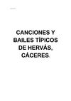 Canciones y bailes típicos de Hervás