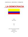 LA DEMOCRACIA, VALORES Y ATRIBUTOS