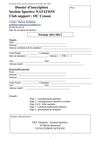 Dossier inscription section sportive lycee 2011-2012