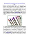 Differentiation in Usage between Pure Tungsten Electrodes and the Other Types: