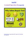 Repair PST files with Scanpst