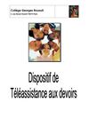 Guide du collégien pour la téléassistance, CLG ROUAULT, 2011