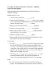 ENERGY VIDEO WORKSHEET