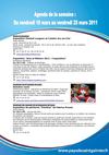 Agenda des manifestations du vendredi 18 au vendredi 25 mars