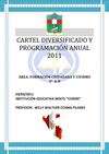 CARTEL DIVERSIFICADO - PROGRAMACIÓN ANUAL 3° A - B