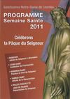 Programme Semaine Saintes 2011