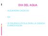 EL DIA DEL AGUA