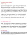Faith Based Community Initiatives