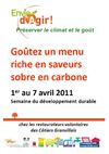 Dépliant Envie d'Agir pour le climat et le goût