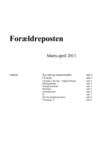 Forældreposten for marts 2011