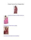 Designer Handwork Sarees Shopping Online