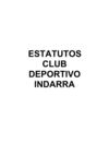 ESTATUTOS C.D. INDARRA