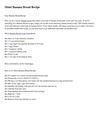 Moist Banana Bread Recipe