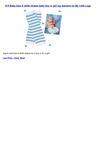 #14 Baby blue & white stripes baby boy or girl leg warmers by My Little Legs