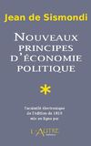 [ J. de Sismondi ] Nouveaux principes d'économie politique