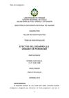 Desarrollo Urbano en Penonomé