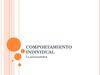 Comportamiento Individual