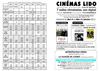 Programme Ciné Lido de Jan à Mars 2011
