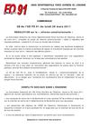 COMMUNIQUE CE de l’UD FO 91 du lundi 28 mars 2011 RESOLUTION sur la « réforme constitutionnelle »