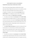 Wright Brothers Research Paper: Possible Topics for Students