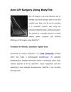 Arm Lift Surgery Using BodyTite