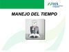 MANEJO DEL TIEMPO