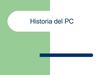 Historia del pc
