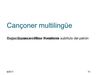 Cançoner multilingüe