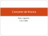 Esquema de Cançoner