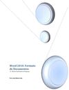Word 2010. Formato de Documento