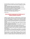 Pacto Patriótico Fundacional de la Política para la Segunda República Argentina
