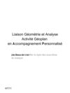 Géométrie et Analyse en accompagnement Personnalisé