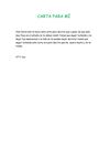 CARTA PARA MÍ