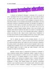 A utilização das Novas Tecnlogias no ensino