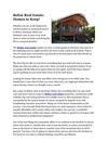 Belize Real Estate Homes to Keep!