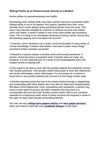 Writing Fiction as an Extracurricular Activity of a Student.