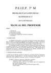 Evaluación Inicial de 3º de Educación Primaria de Matemáticas