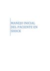 3. MANEJO INICIAL DEL PACIENTE EN SHOCK
